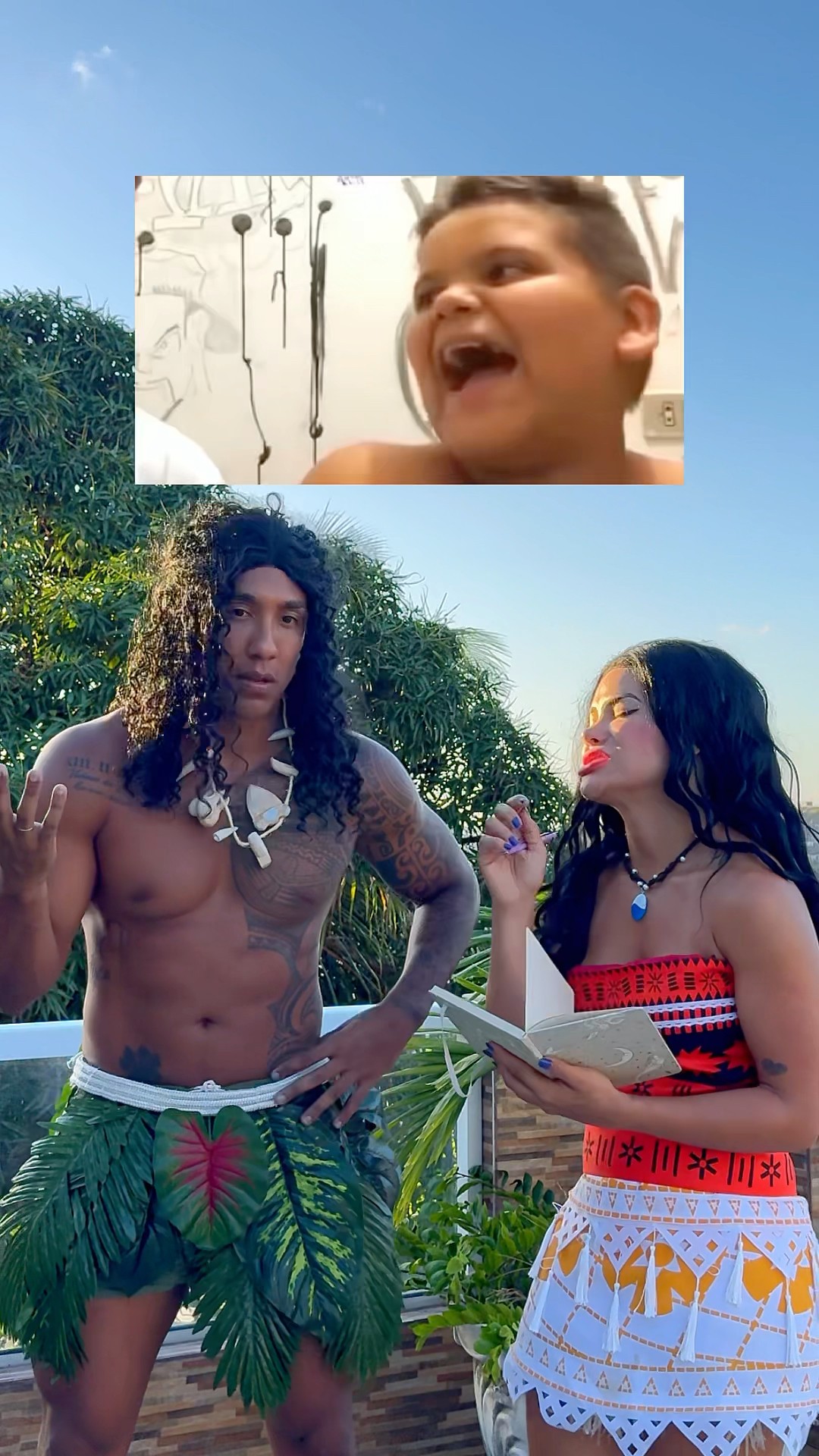 Quem aí gosta de ESTUDAR?@mayca.brasil #dublagem #moana #maui #humor #apollosant #comedy #short